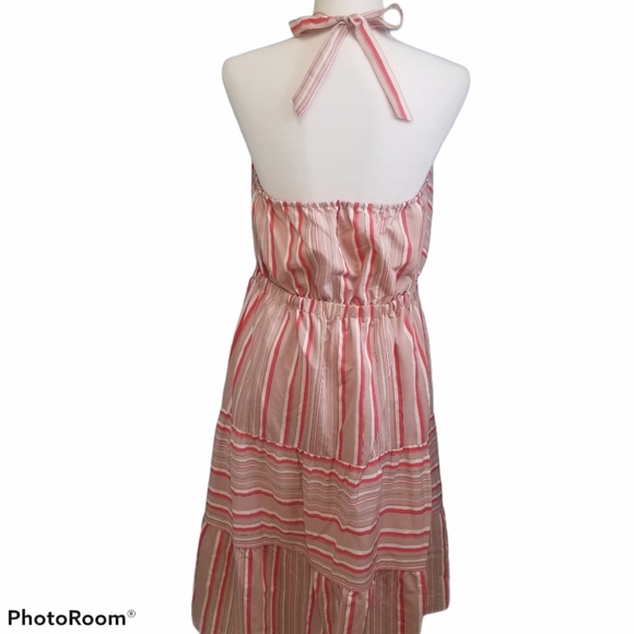 Kaari Blue Halter Dress - Picture 2 of 7